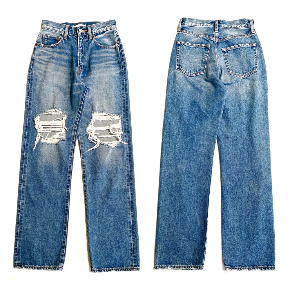Moussy Distressed Denim Jeans